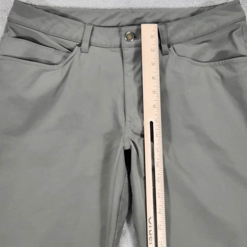 Lululemon Pants Mens 33 Green 5 Pocket ABC Stretch Tech Chino Casual Golf Travel